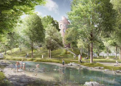 1. Preis | Wettbewerb Jeetzelufer, Amstgarten und Alter Friedhof, Lüchow