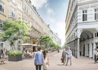 2. Preis | Wettbewerb Neugestaltung Colonnaden, Hamburg